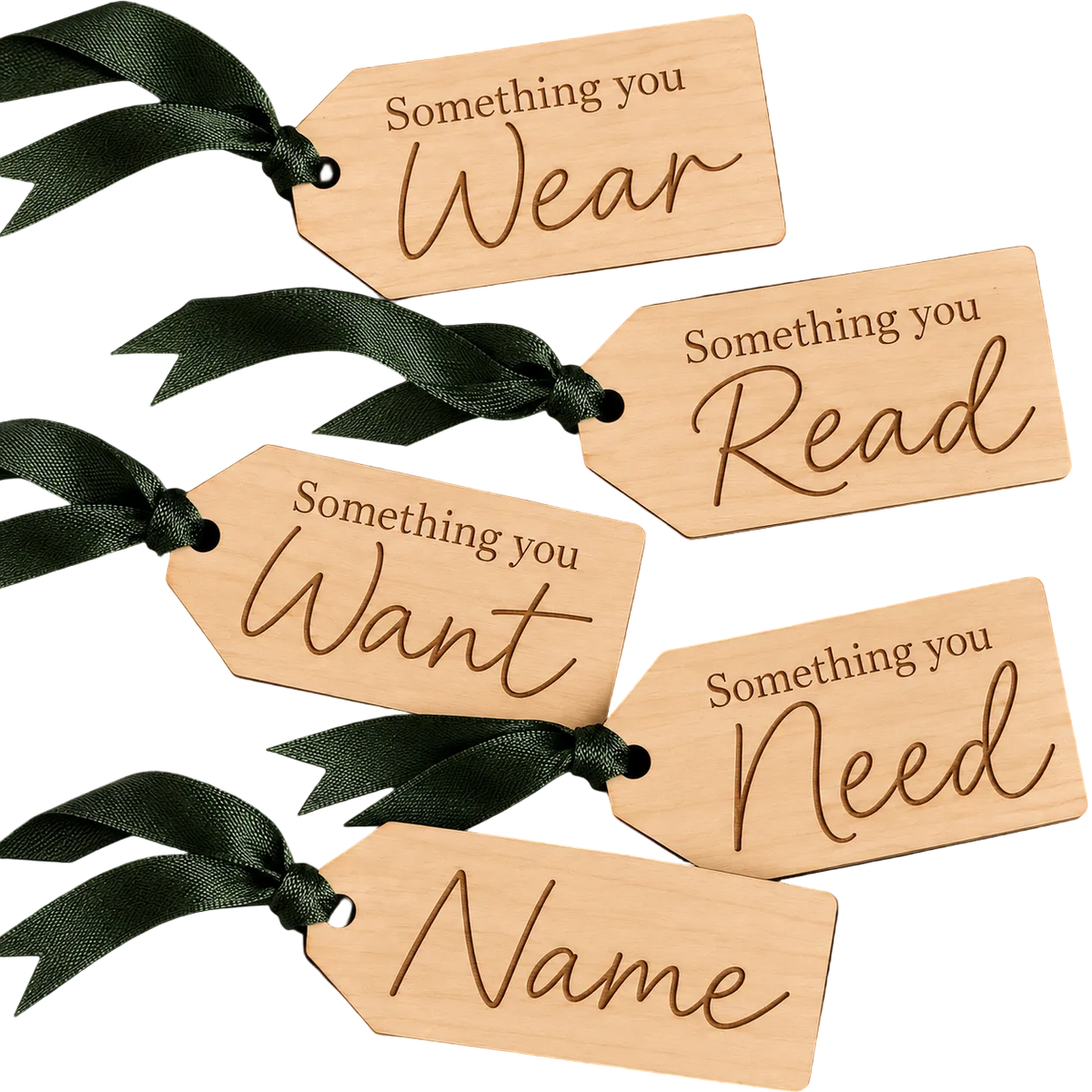 Custom Wooden Gift Tags