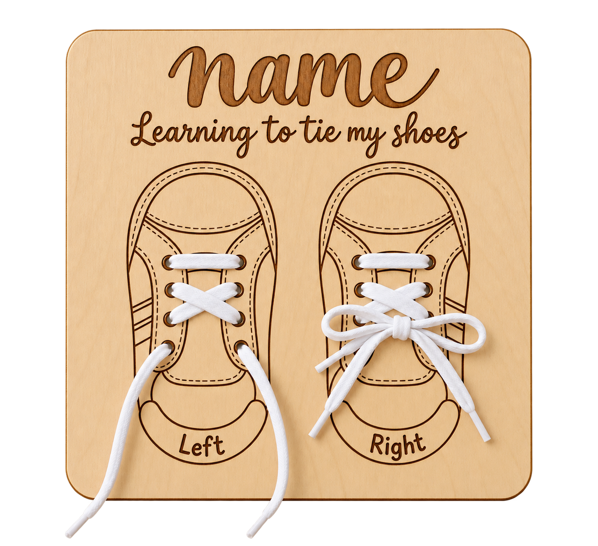 Tie My Shoes Board